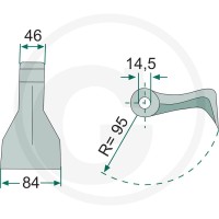 GRANIT Bijak młotkowy 1803200214 - Sklep PoltechParts