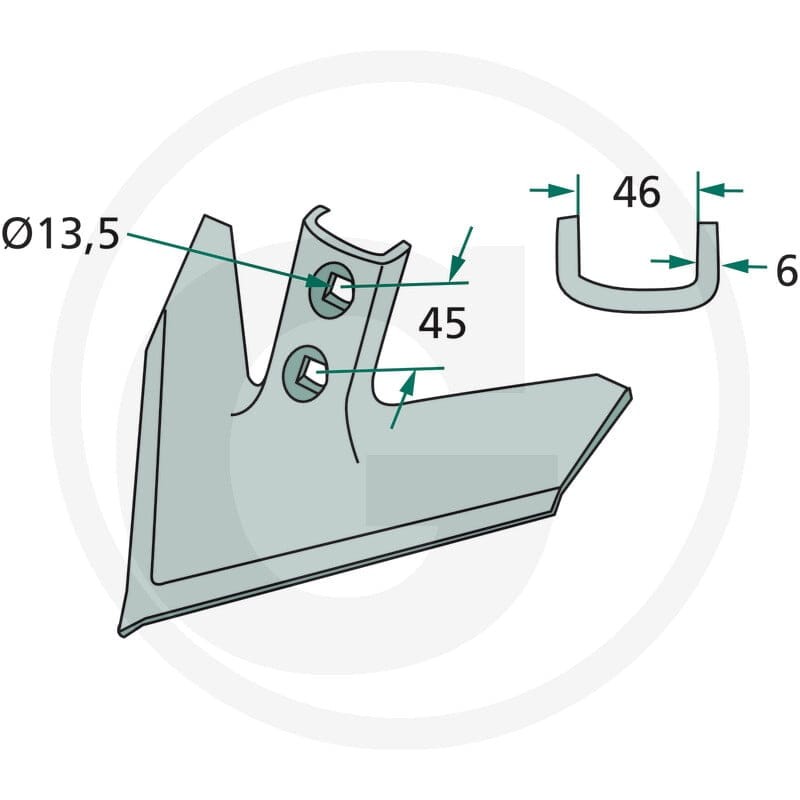 GRANIT Gęsiostopka 300 x 6 180047-PWV-1200 - Sklep PoltechParts