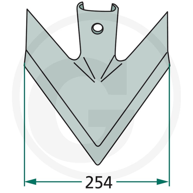 GRANIT Lemiesz skrzydełkowy szybkiej wymiany 180101.QC-10 - Sklep PoltechParts