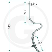 GRANIT Ząb głębosza 1801209622 - Sklep PoltechParts