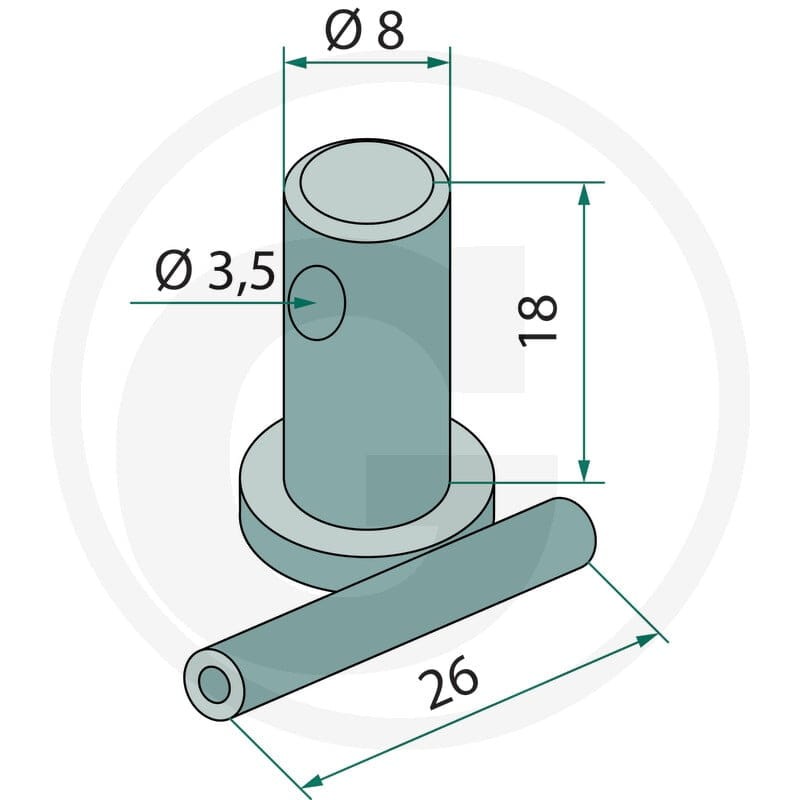 GRANIT Sworzeń 180180323 - Sklep PoltechParts