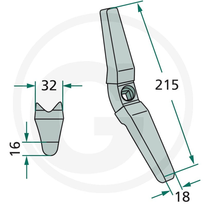 GRANIT Ostrze 1801.10.003110 - Sklep PoltechParts