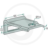 GRANIT Uchwyt 1801.445105 - Sklep PoltechParts