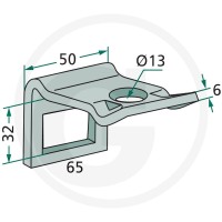 GRANIT Uchwyt 1801.HH17-3107 - Sklep PoltechParts
