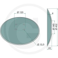 GRANIT Tarczka redlicy 1800560017 - Sklep PoltechParts