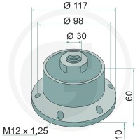 GRANIT Łożysko kpl. 1800700055 - Sklep PoltechParts