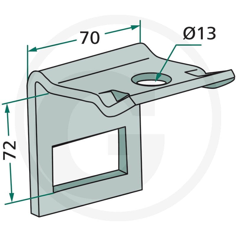GRANIT Uchwyt 1801.HH242-6060 - Sklep PoltechParts