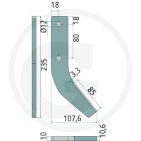GRANIT ENDURANCE CARBIDE Hak glebogryzarki 179326665 - Sklep PoltechParts