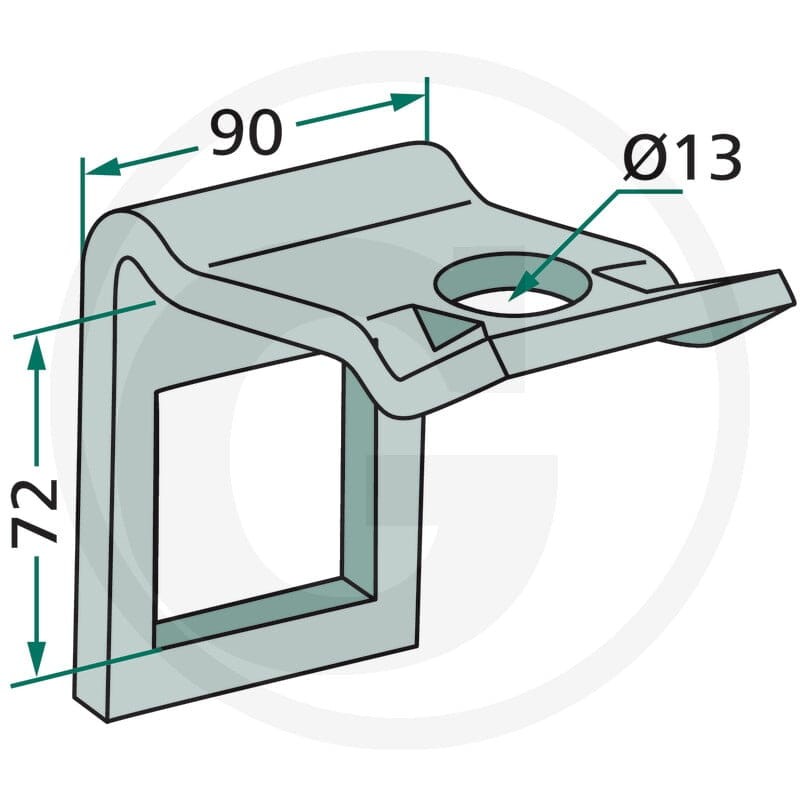 GRANIT Uchwyt 1801.HH17-3935 - Sklep PoltechParts