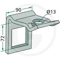 GRANIT Uchwyt 1801.HH17-3935 - Sklep PoltechParts