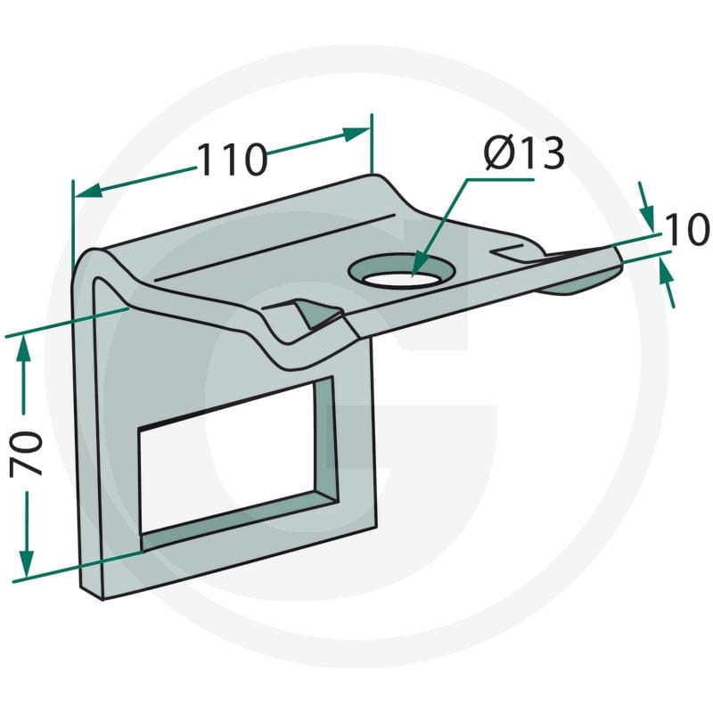 GRANIT Uchwyt 1801.HH17-3965 - Sklep PoltechParts