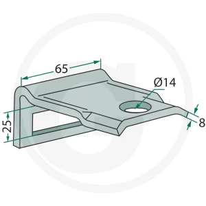 GRANIT Uchwyt 1801.HH242-5012