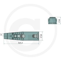 GRANIT ENDURANCE CARBIDE Dziób redlicy 179506661 - Sklep PoltechParts