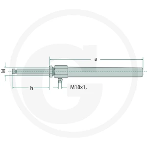 GRANIT Siłownik hydrauliczny do zasuwy 6" 405050150000