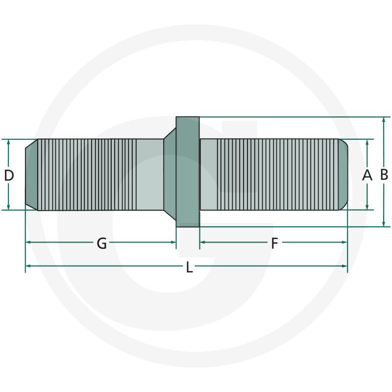 BPW Szpilka koła 15803.296.22.04.1 - Sklep PoltechParts