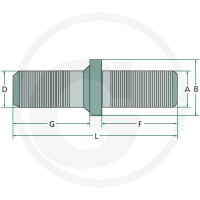 BPW Szpilka koła 15803.296.22.04.1 - Sklep PoltechParts