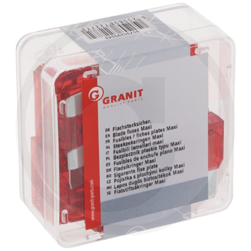 GRANIT Bezpieczniki wtykowe, płaskie, maxi 50750295545 - Sklep PoltechParts