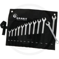 GRANIT BLACK EDITION Zestaw kluczy szczękowo-oczkowych 8-19mm 7301351 - Sklep PoltechParts