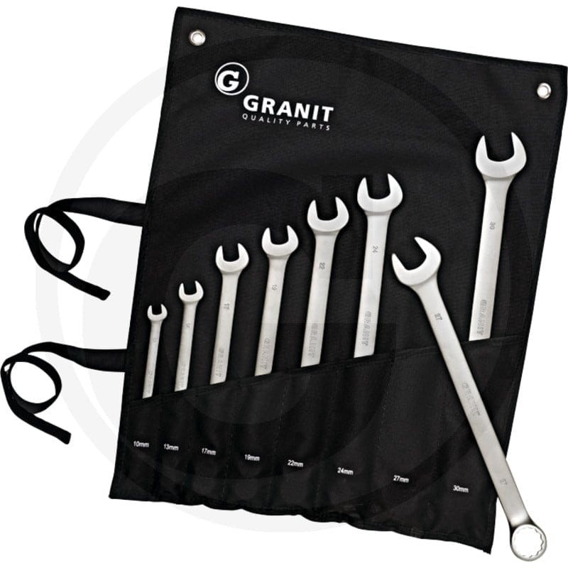 GRANIT BLACK EDITION Zestaw kluczy szczękowo-oczkowych XL 7301354 - Sklep PoltechParts