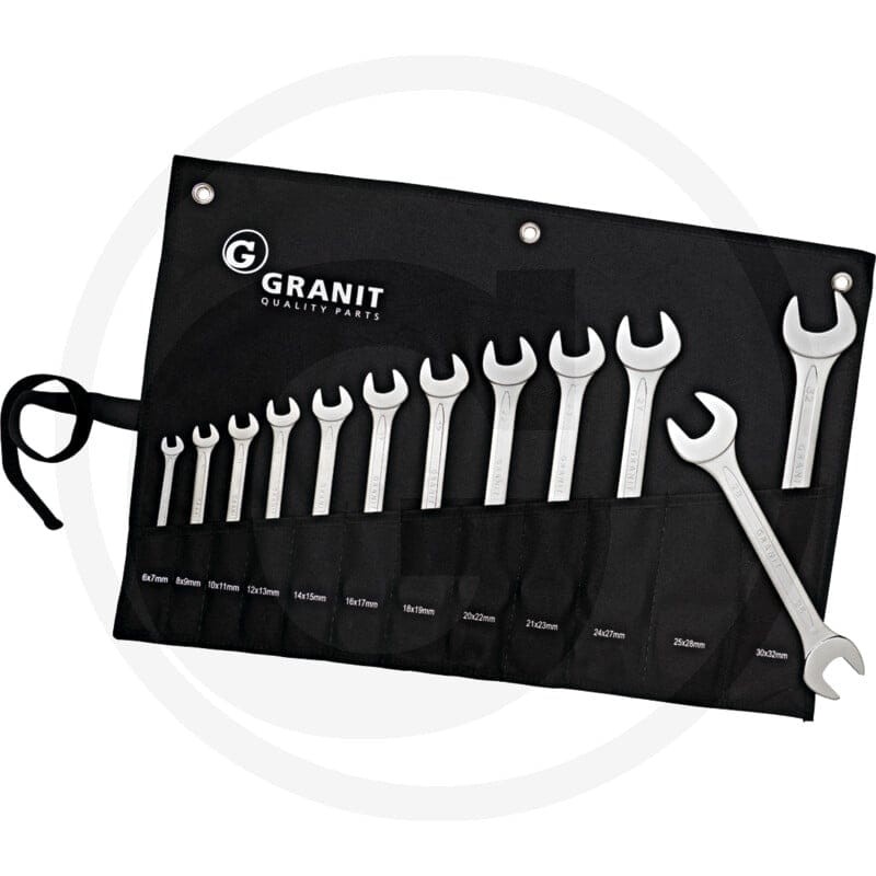 GRANIT BLACK EDITION Zestaw dwustronnych kluczy szczękowych, 7301355 - Sklep PoltechParts