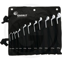 GRANIT BLACK EDITION Zestaw dwustronnych kluczy oczkowych, 6- 7301349 - Sklep PoltechParts