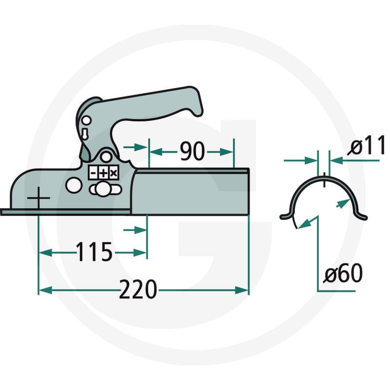 Winterhoff Zaczep kulowy 14270768 - 14270768 - Sklep rolniczy PoltechParts