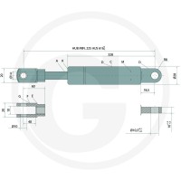 Stabilus Sprężyna gazowa 14200906 - Sklep PoltechParts