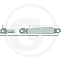 Stabilus Sprężyna gazowa 14270175 - Sklep PoltechParts