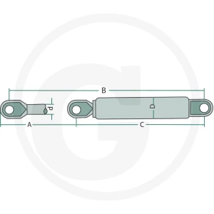 Stabilus Sprężyna gazowa 14270175