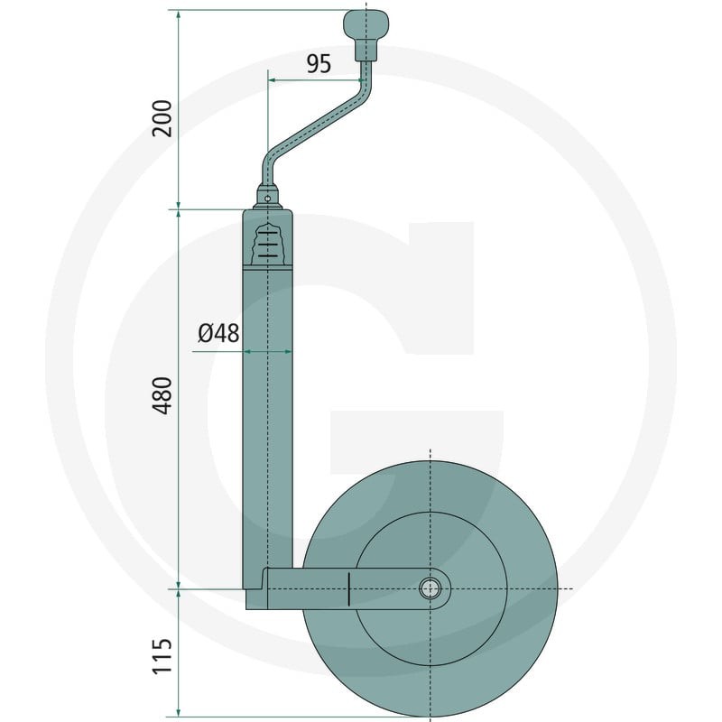 Winterhoff Koło podporowe 14270569 - 14270569 - Sklep rolniczy PoltechParts