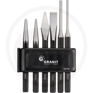 GRANIT BLACK EDITION Zestaw wybijaków i dłut 7301741