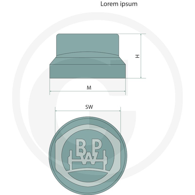 BPW Kapturek smaru 15803.212.24.07.0 - Sklep PoltechParts