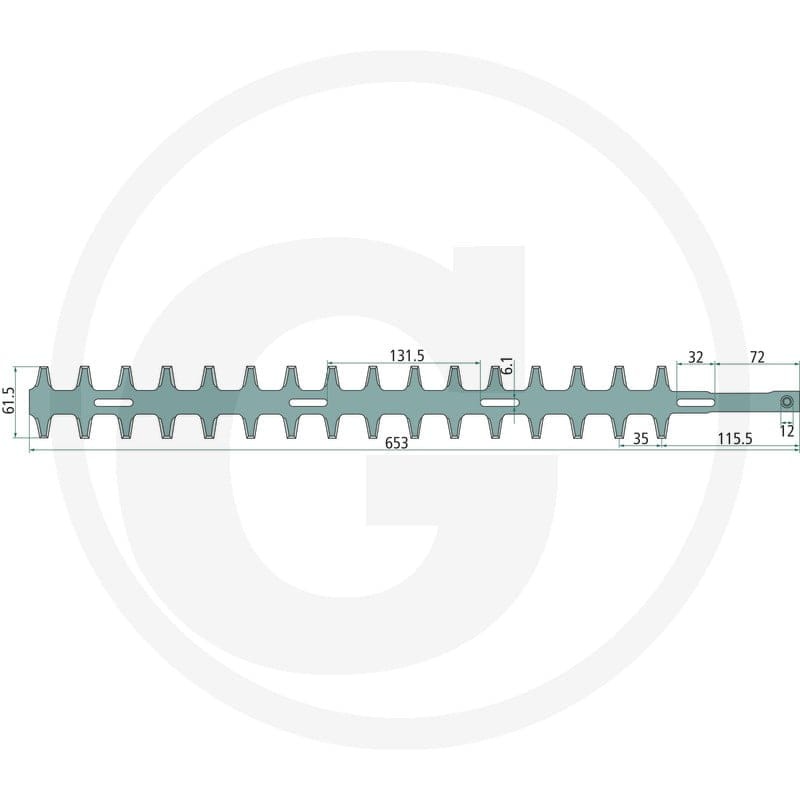 GRANIT Nóż do nożyc akumulatorowych 13271127 - Sklep PoltechParts