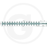 GRANIT Nóż do nożyc akumulatorowych 13271127 - Sklep PoltechParts