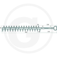 GRANIT Nóż do nożyc do żywopłotu 13271131 - Sklep PoltechParts