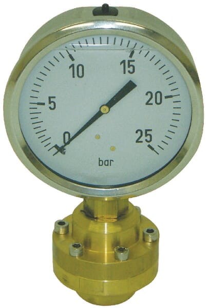 Manometr 100 mm przyłacze dolne 3/4" 0007211