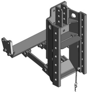 Korpus zaczepu, 330mm pasuje do MB-Trac 00135040A02