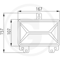 GRANIT Reflektor świateł drogowych LED 7070010284 - Sklep PoltechParts