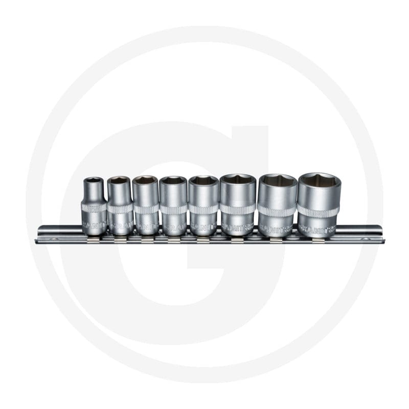 GRANIT BLACK EDITION Zestaw nasadek 1/4", 8-el. 7301012