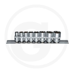 GRANIT BLACK EDITION Zestaw nasadek 1/4", 8-el. 7301012