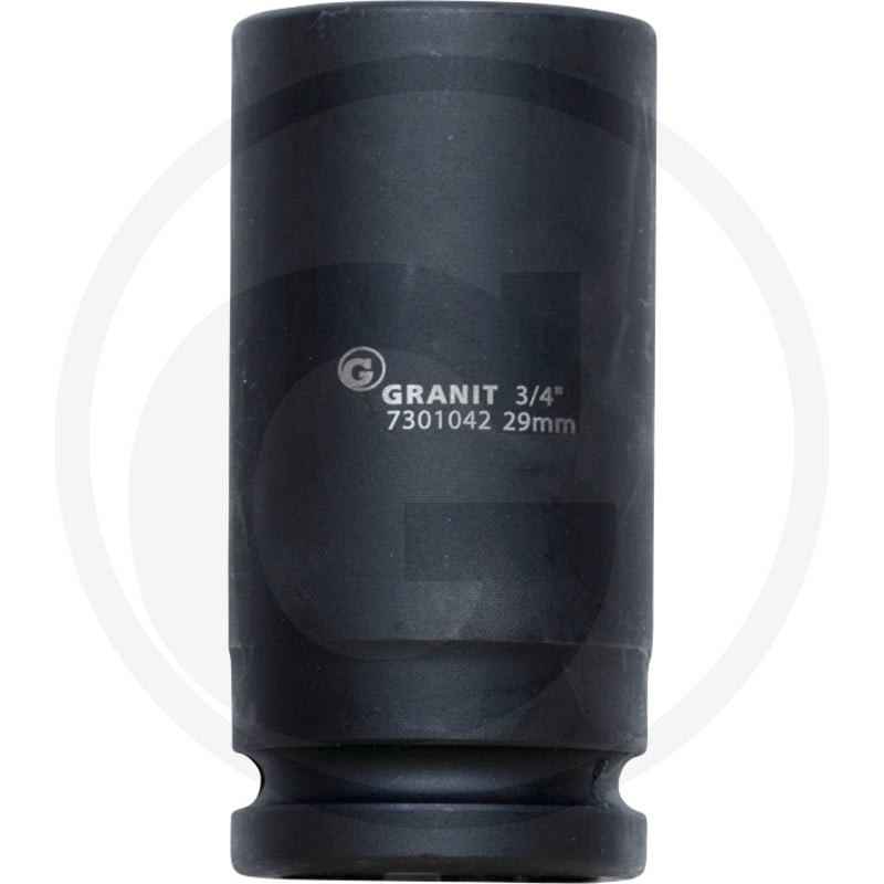 GRANIT BLACK EDITION 3/4" nasadka udarowa sześciokątna, długa, 29mm 7301042 - Sklep PoltechParts