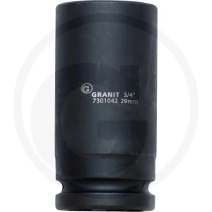 GRANIT BLACK EDITION 3/4" nasadka udarowa sześciokątna, długa, 29mm 7301042