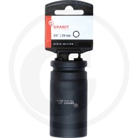 GRANIT BLACK EDITION 3/4" nasadka udarowa sześciokątna, długa, 29mm 7301042 - Sklep PoltechParts