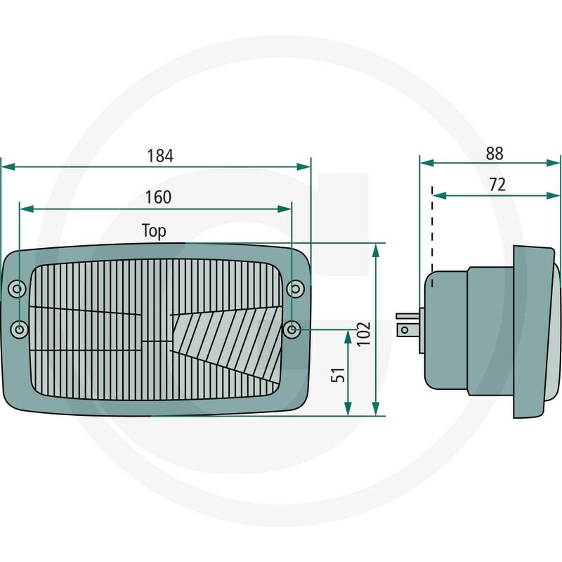 GRANIT Wkład reflektora kierunkowego 70799203 - Sklep PoltechParts