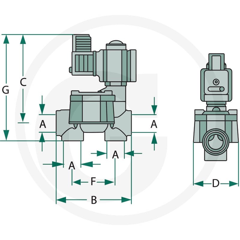 Braglia Zawór sekcji roboczych 67020119154 - Sklep PoltechParts