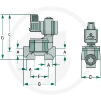Braglia Zawór sekcji roboczych 67020119154 - Sklep PoltechParts