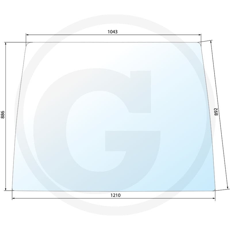 GRANIT Szyba przednia 650S33045R1
