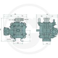 Comet Pompa membranowo-tłokowa BP 151 K 6706103100100 - Sklep PoltechParts