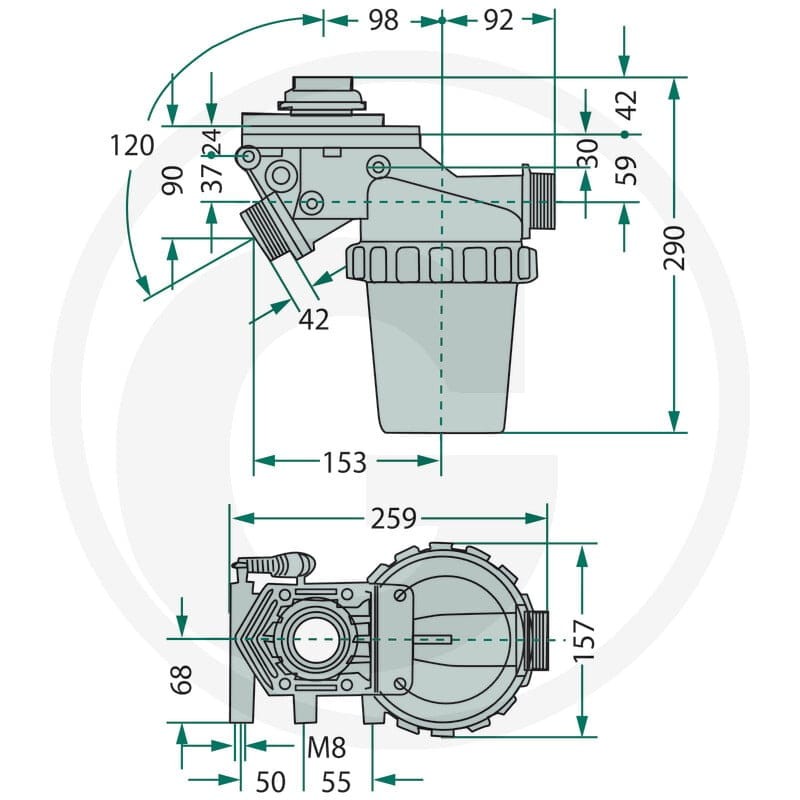 ARAG Filtr ssący 670320102 - Sklep PoltechParts