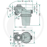 ARAG Filtr ssący 670320102 - Sklep PoltechParts